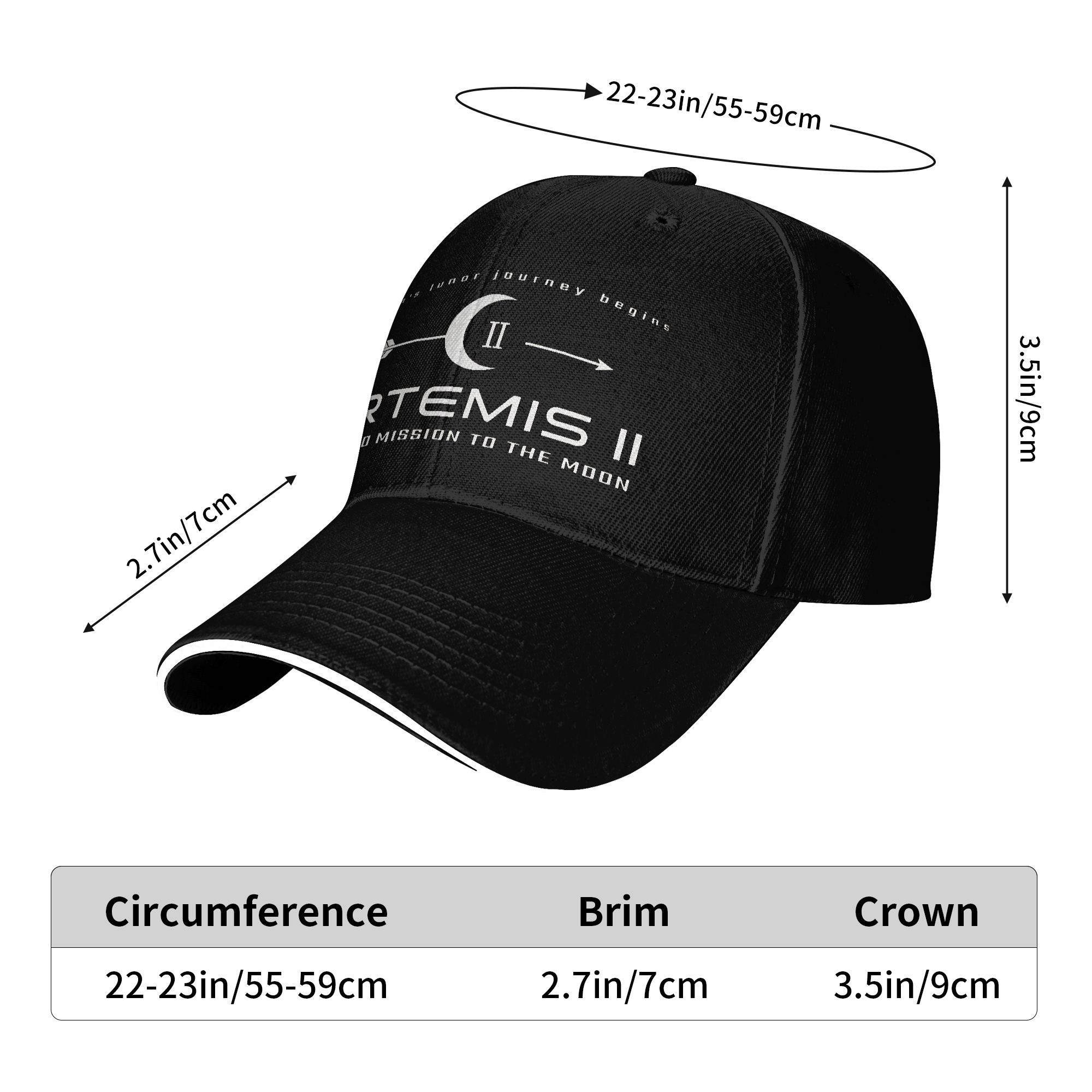 Gorra de golf Artemis II Missi - Golf Cap Dad reseña y precio